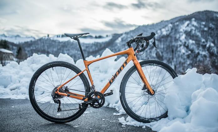 bicycle in winter