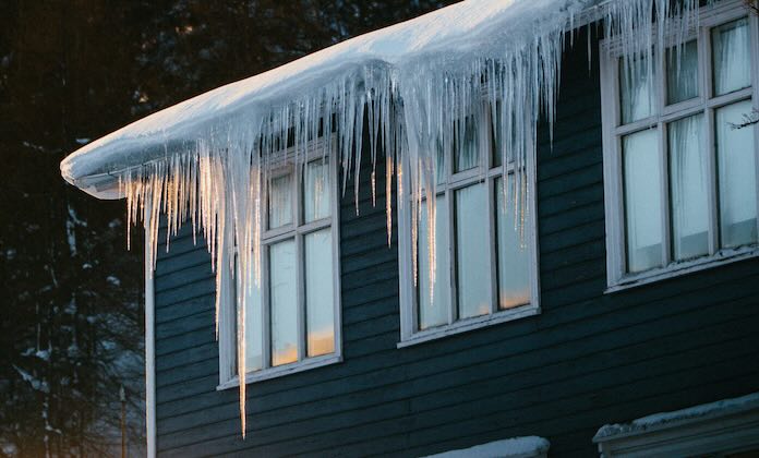 House in winter